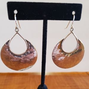 Silpada Sterling Silver Half-Moon Earrings, 2 1/4 inch drop